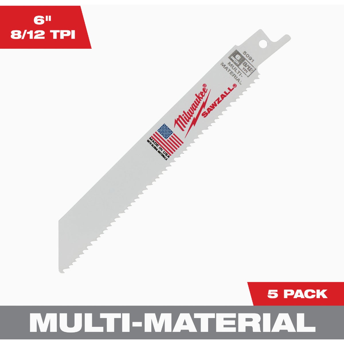 6" ALLPUR SAWZALL BLADE - 48005091 by Milwaukee Accessory