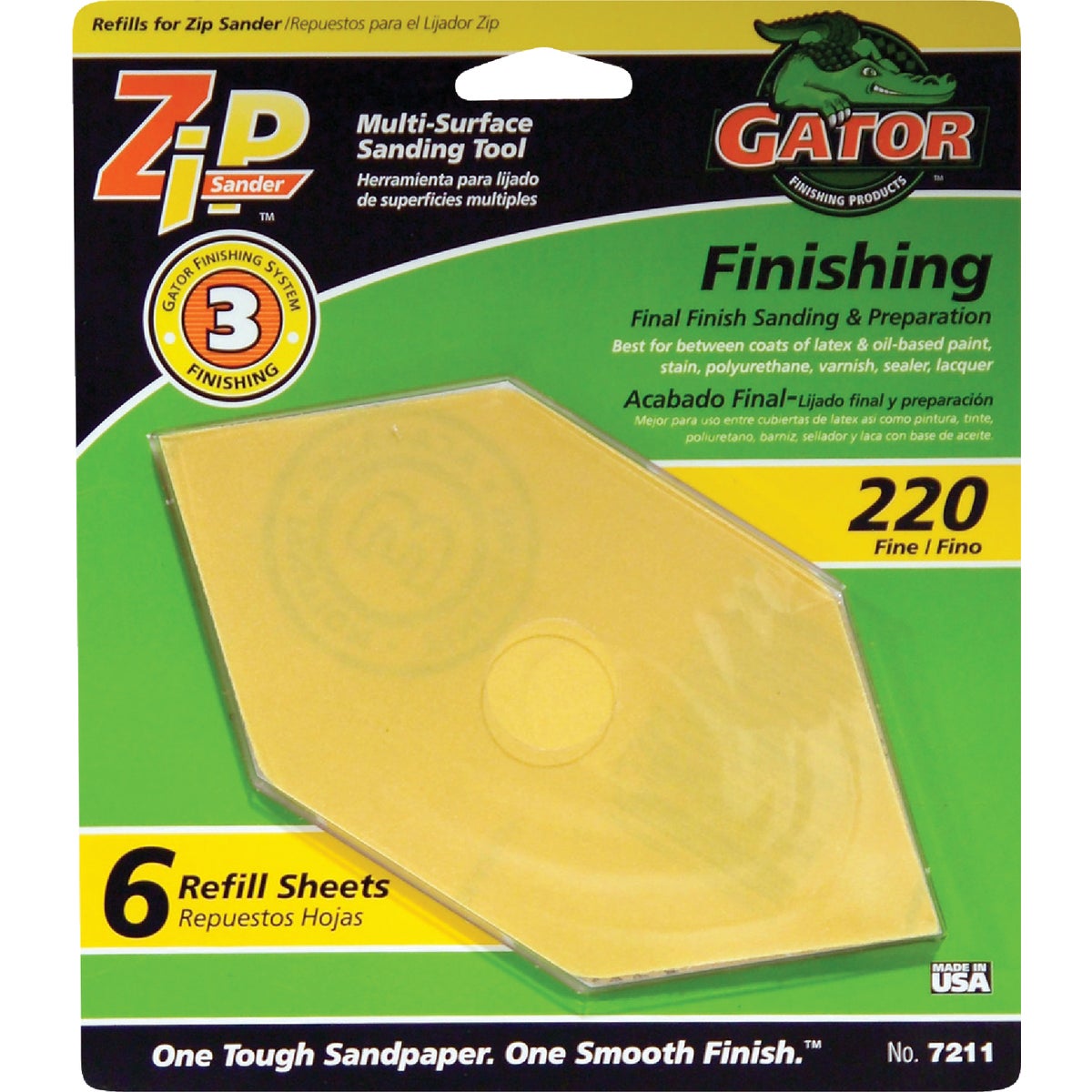 6 PACK 220G ZIP REFILL - 341605 by Ali Industries Inc