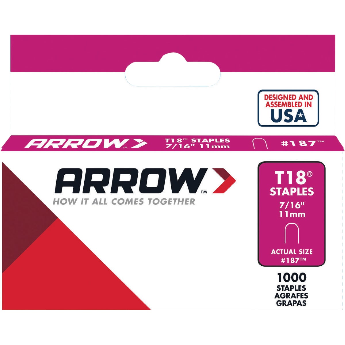 7/16" STAPLE - 187 by Arrow Fastener Co