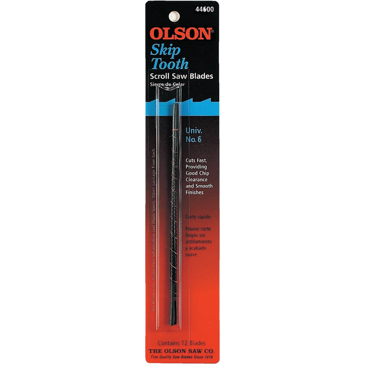 12TPI SCROLL SAW BLADE - 44600 by Olson Saw Co