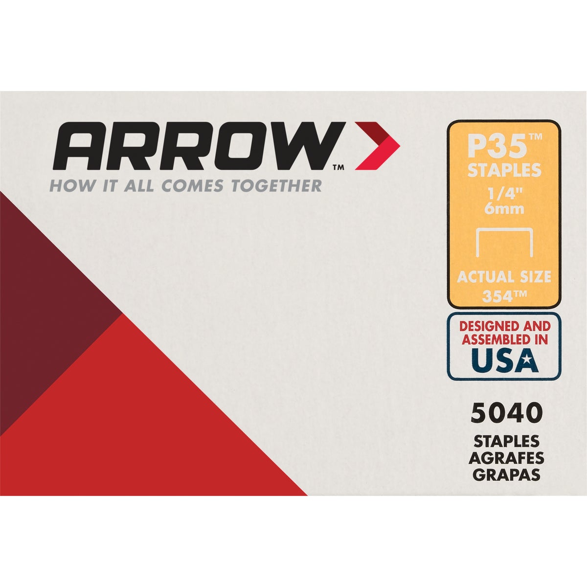 1/4" STAPLE - 354 by Arrow Fastener Co