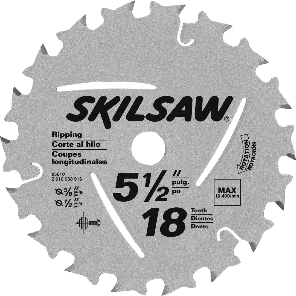 5-1/2" X 18T SAW BLADE - 95010 by Robt Bosch Tool Skil