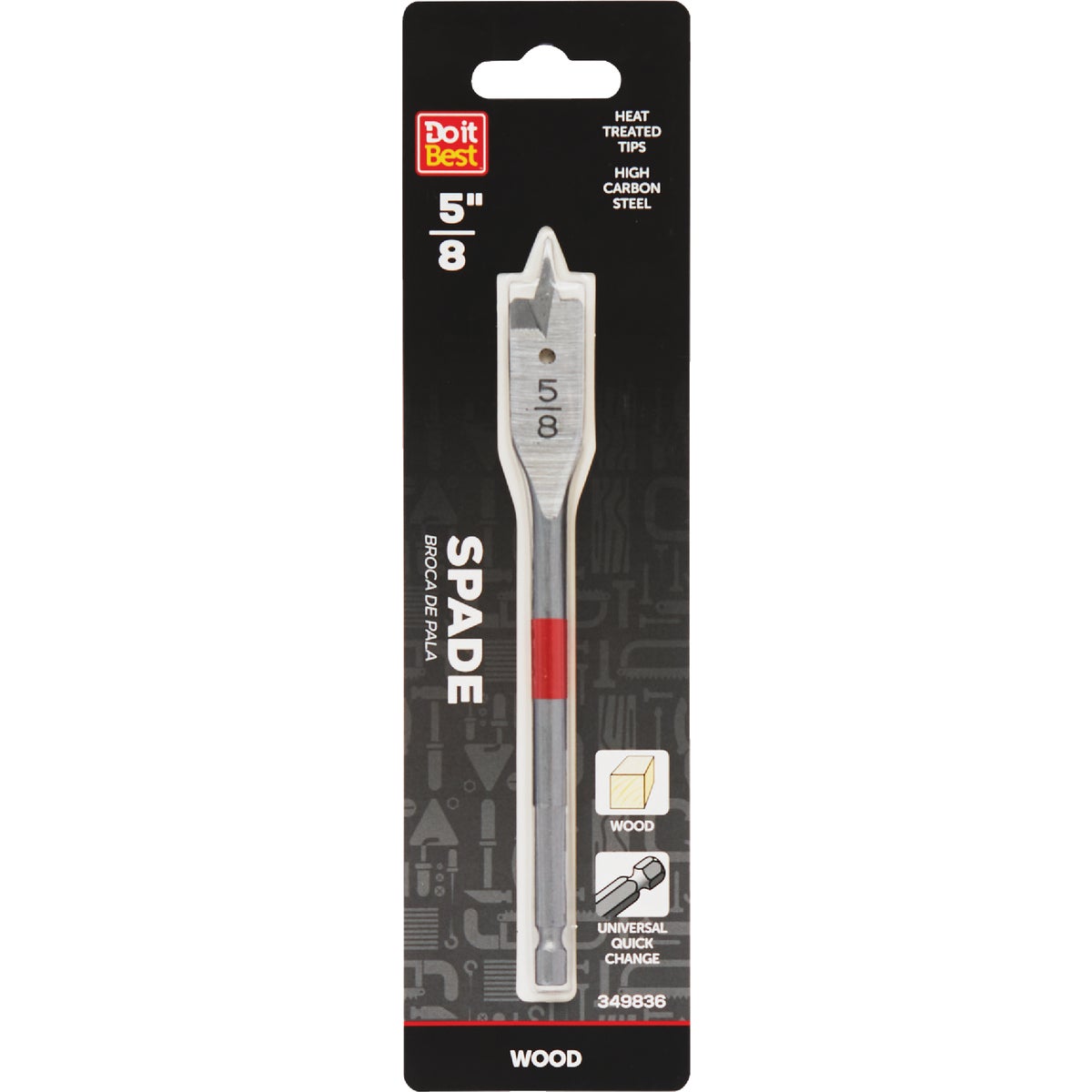 5/8" SPADE BIT - 277741DB by Mibro/gs