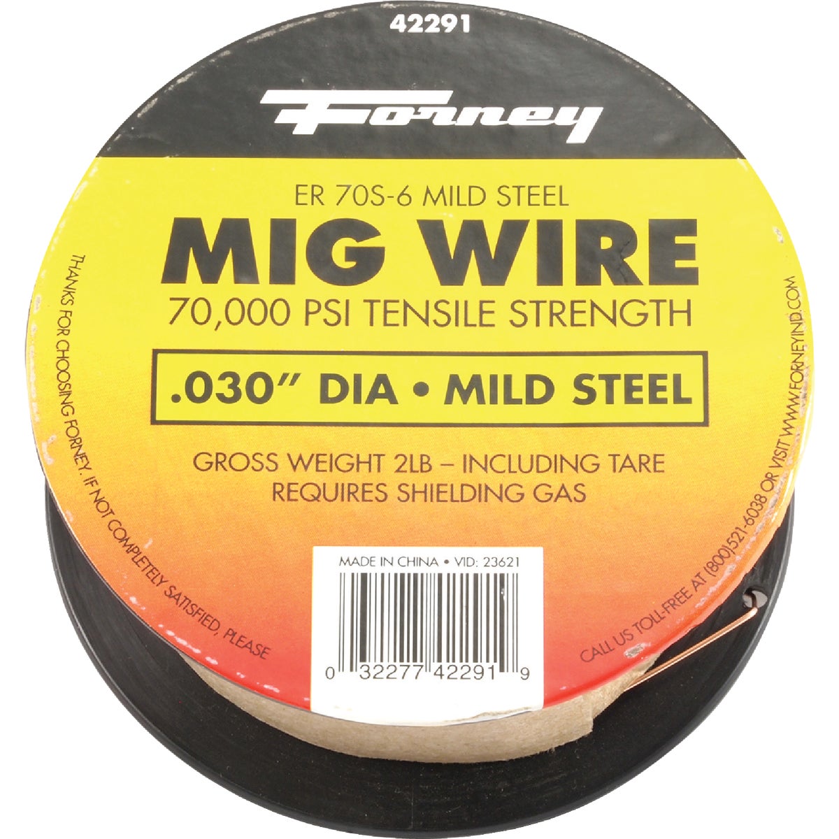 2LB .030 MIG WIRE - 42291 by Forney Industries