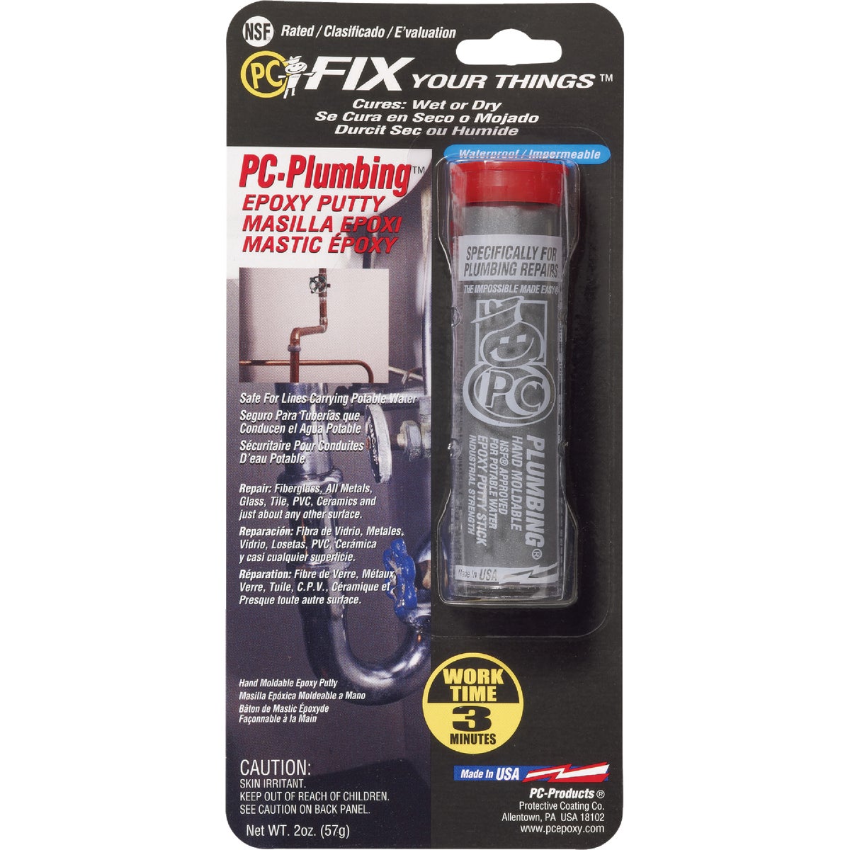 PC-PLUMBING EPOXY PUTTY - PC-PLUMBING by Protective Coating
