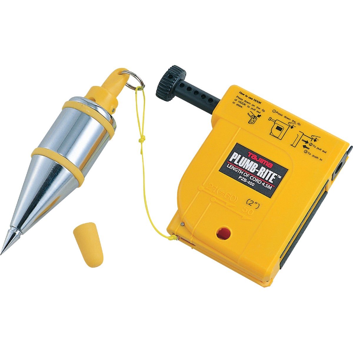 MAGNETIC PLUMB BOB - PZB-400 by Tajima Tool Corp