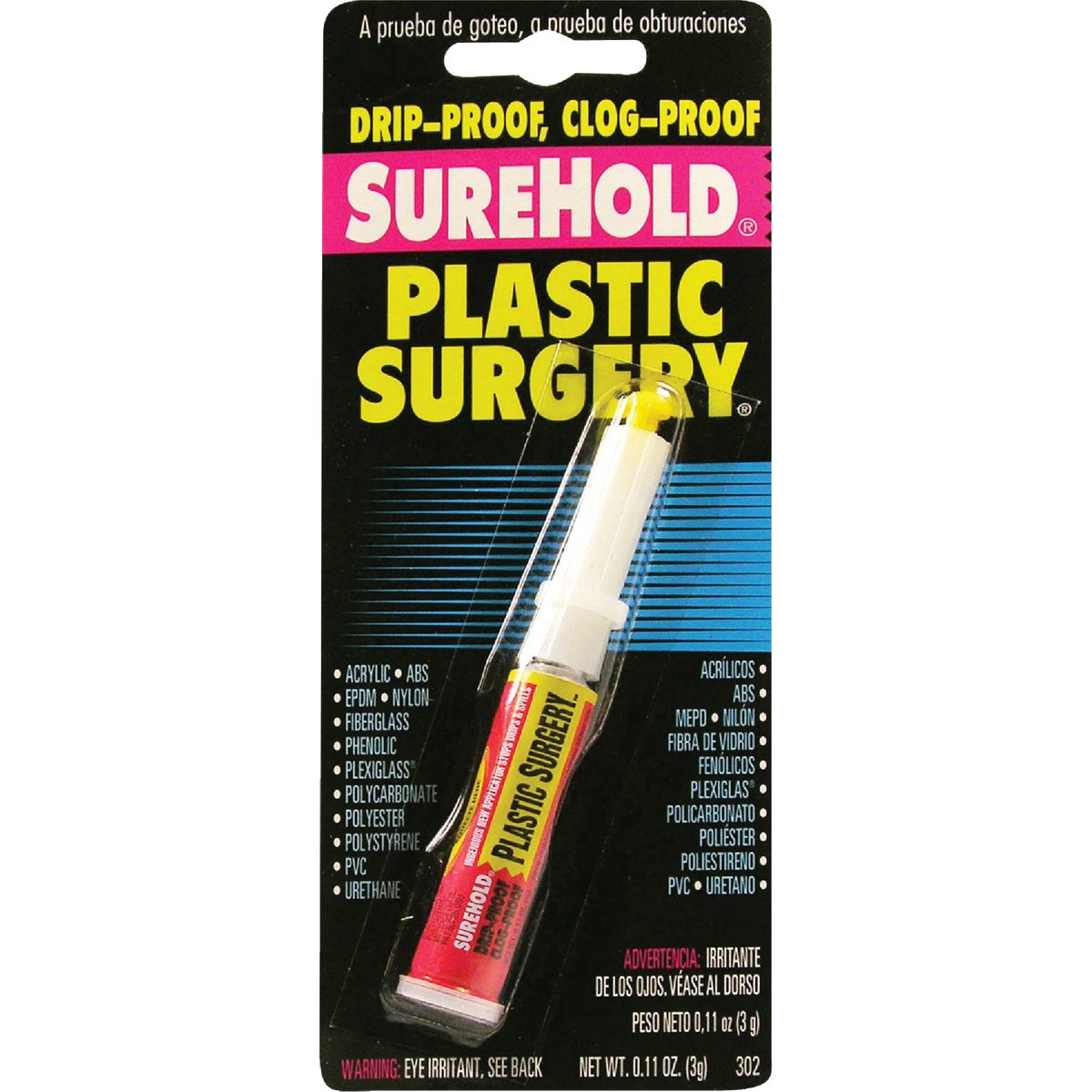 3G PLASTIC SURGERY GLUE - 302 by Surehold
