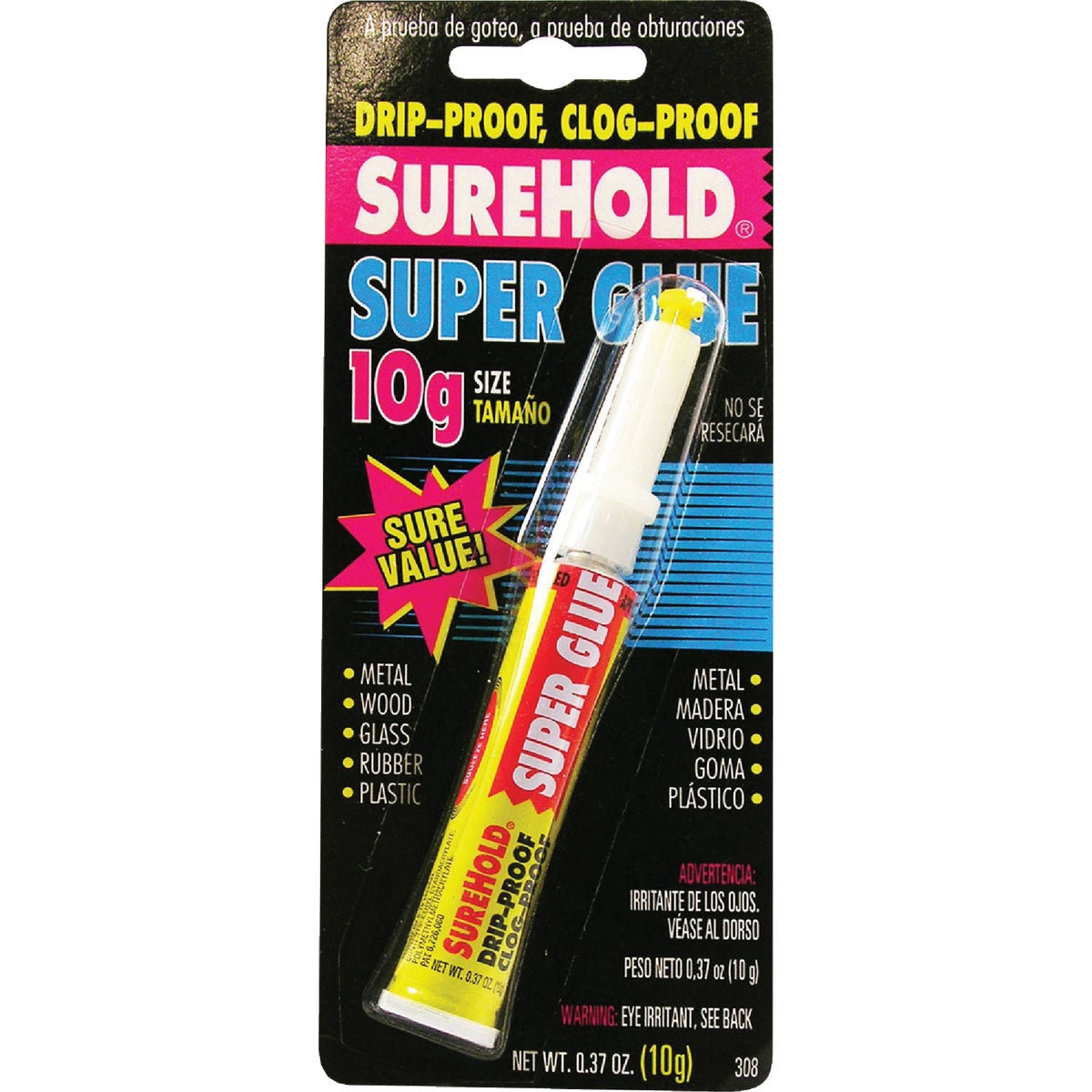 10G DRIPPROOF SUPER GLUE - 308 by Surehold