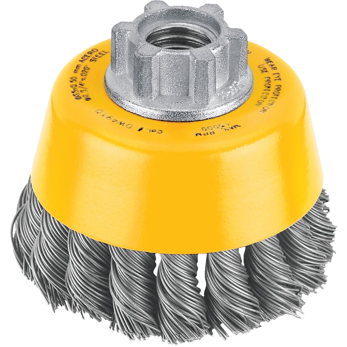3" KNOTTED CUP BRUSH - DW4910 by DeWalt
