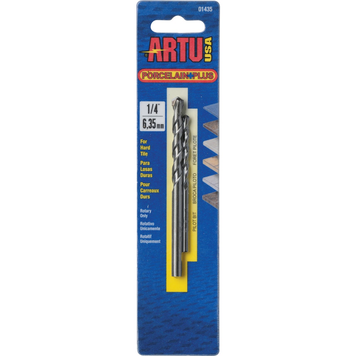 1/4" PORC AND TILE BIT - 01435 by Artu Usa Inc