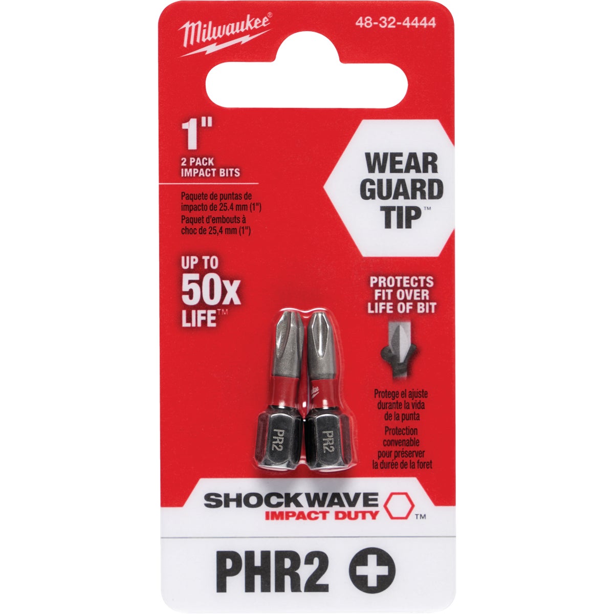 #2 1" REDUCED PHILLIPS - 48324444 by Milwaukee Accessory