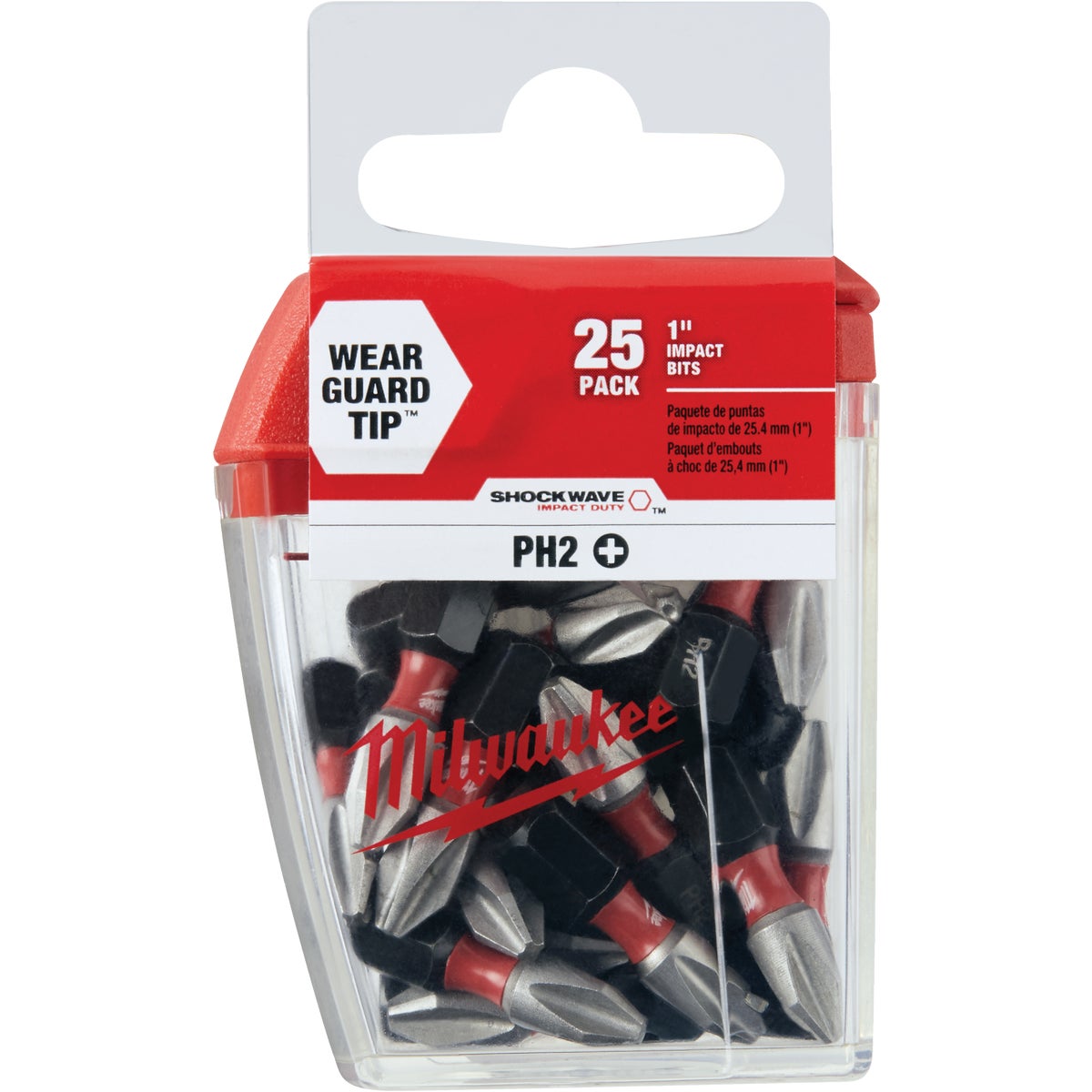 25PK #2 1" PHILLIPS BIT - 48324604 by Milwaukee Accessory