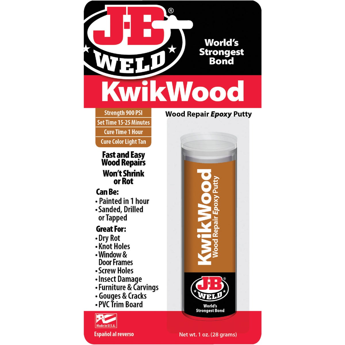 KWIKWOOD REPAIR EPOXY - 8257 by J B Weld Co