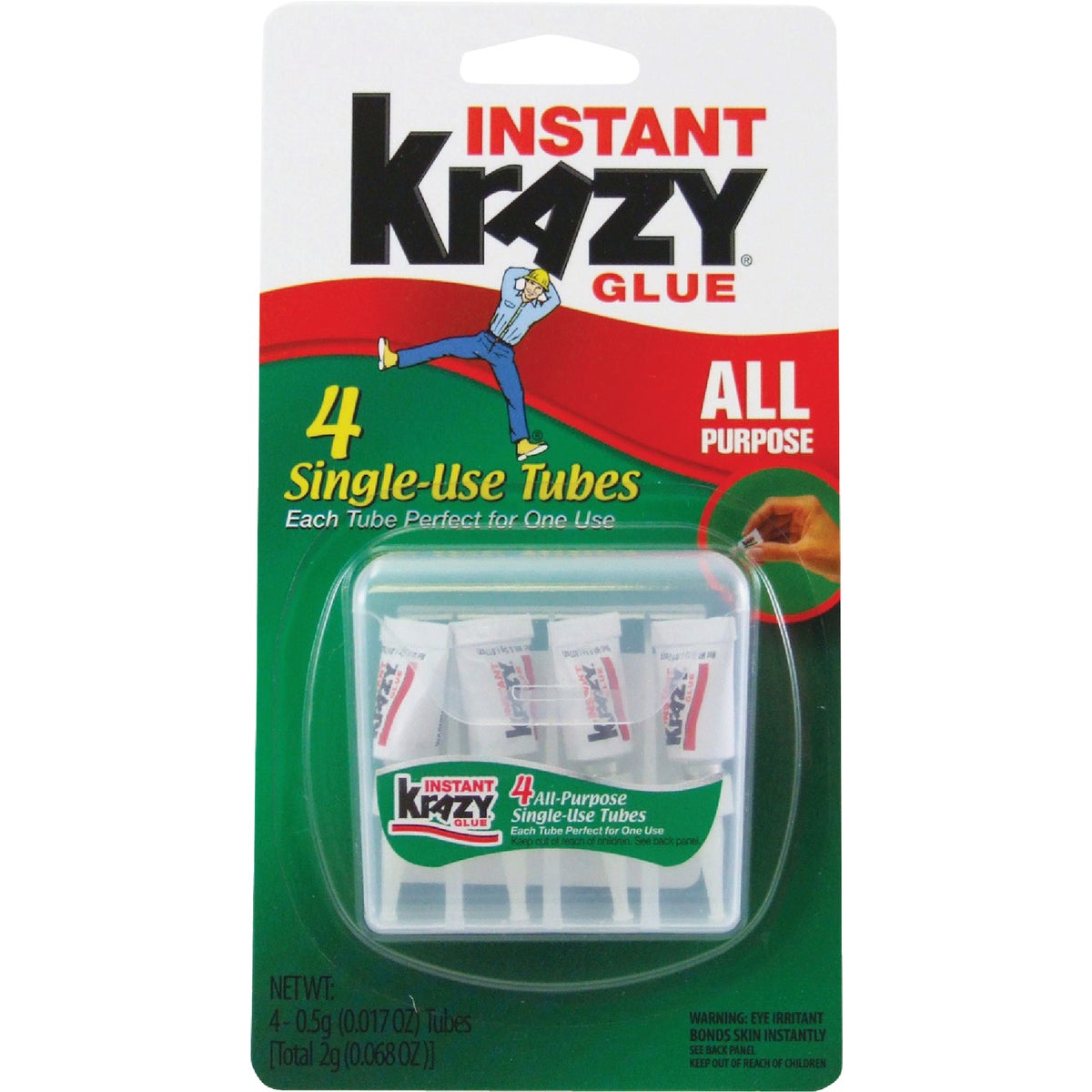 4PK SNGL USE KRAZY GLUE - KG58248SNCL by Elmers Products Inc