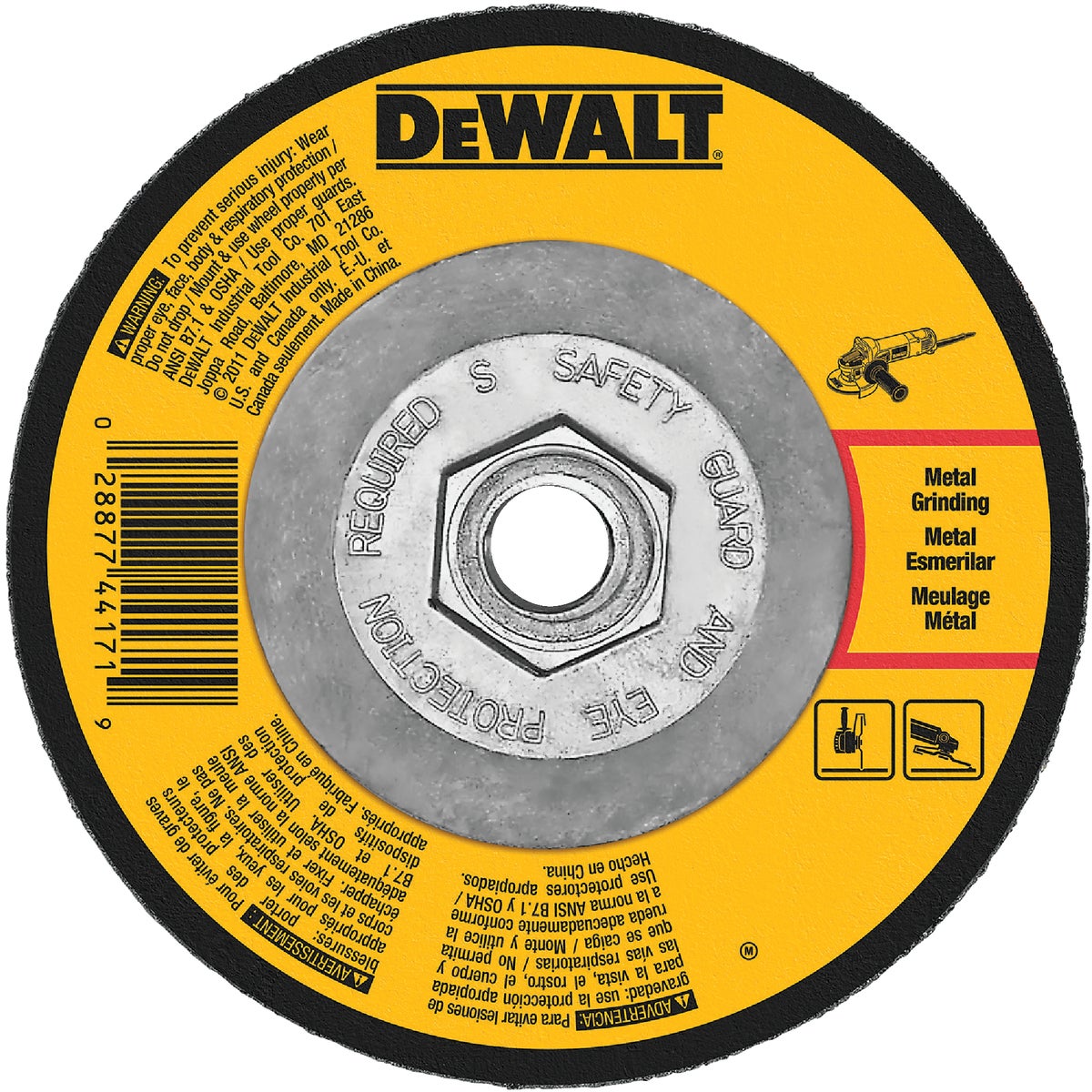 4-1/2X1/8X5/8-11 WHEEL - DWA4511H by DeWalt