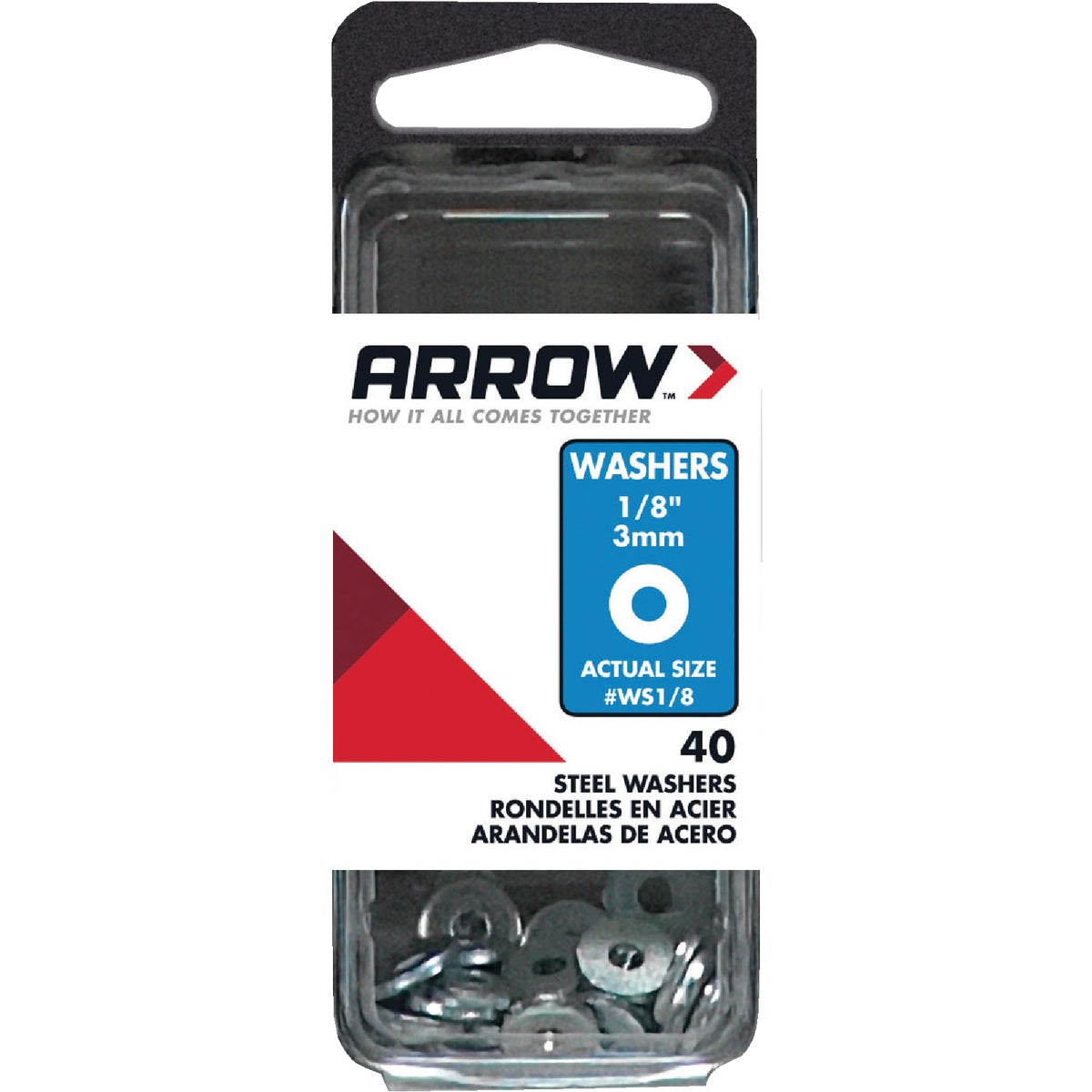1/8" STL BACK PLATE - WS1/8 by Arrow Fastener Co