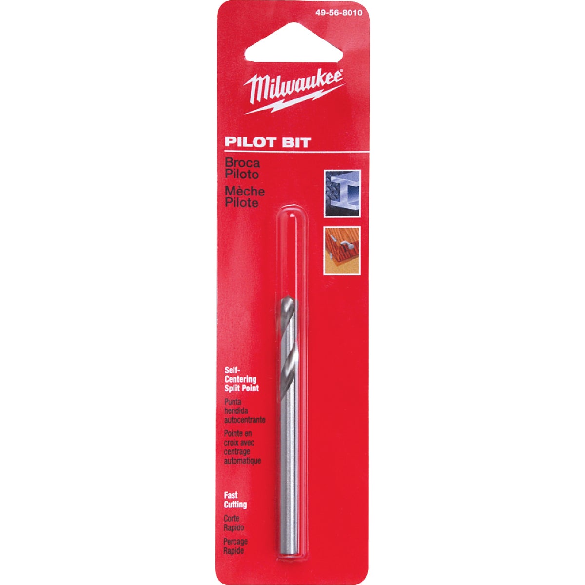 HOLE SAW PILOT DRILL BIT - 49568010 by Milwaukee Accessory