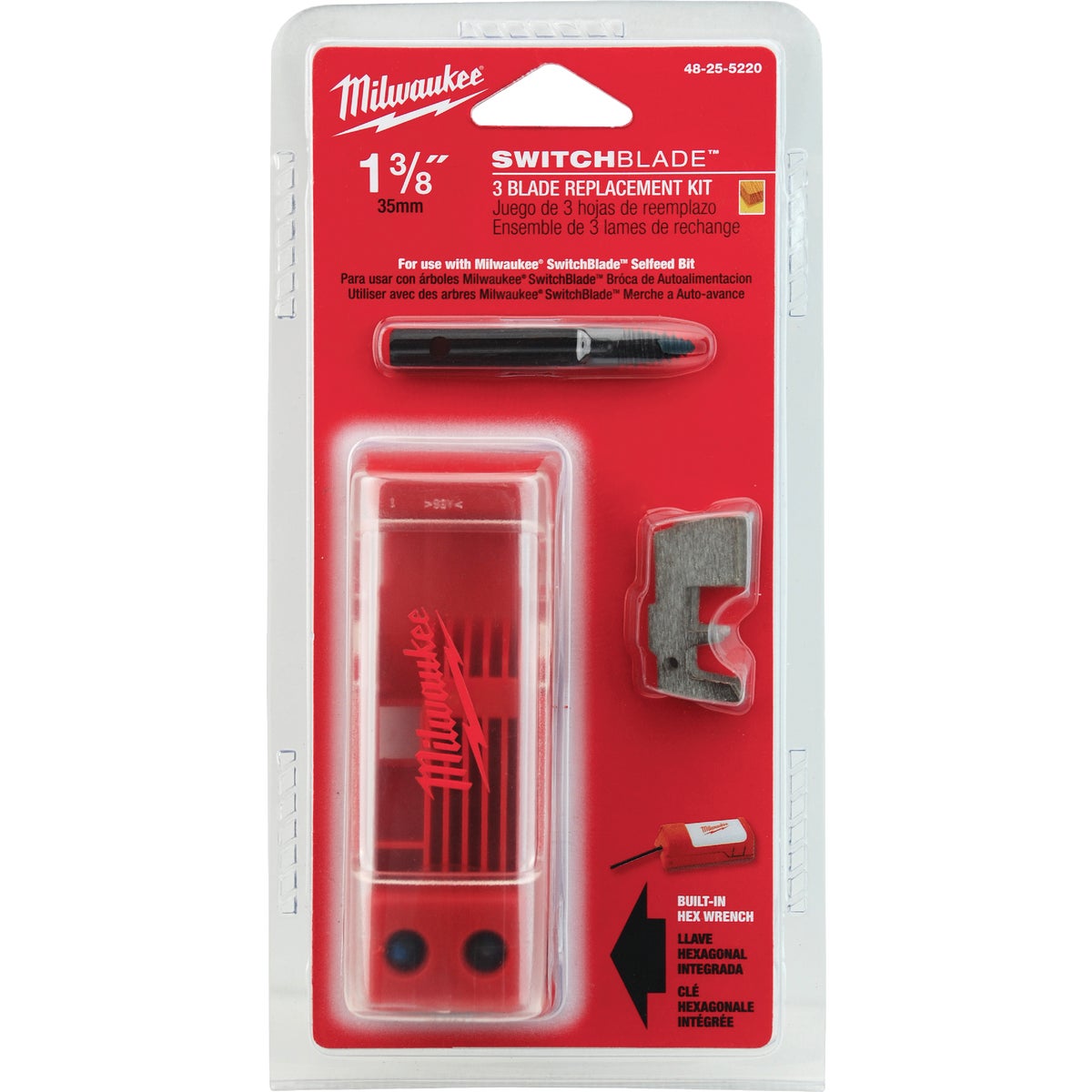 3PK 1-3/8" SWITCHBLADES - 48255220 by Milwaukee Accessory