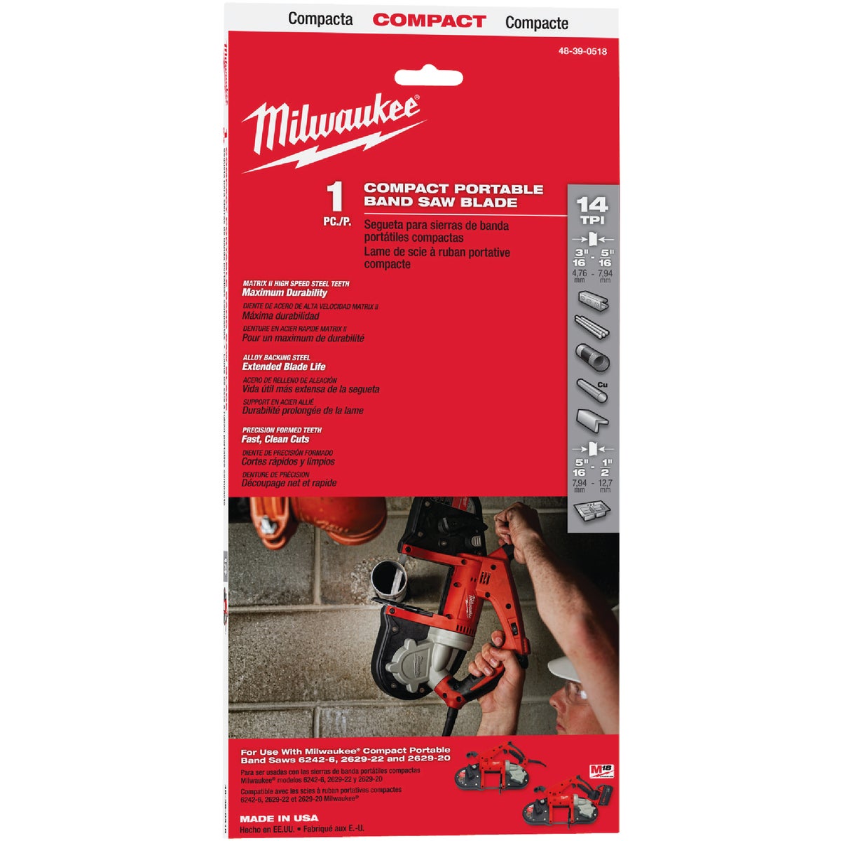 14T 35-3/8" SAW BLADE - 48390518 by Milwaukee Accessory