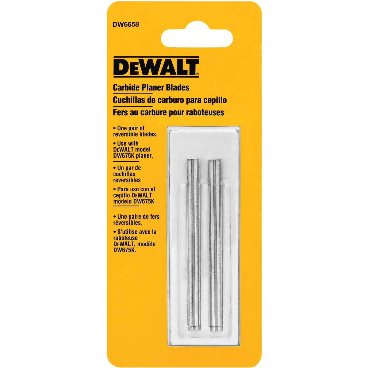 3-1/8" PLANER BLADE - DW6658 by DeWalt
