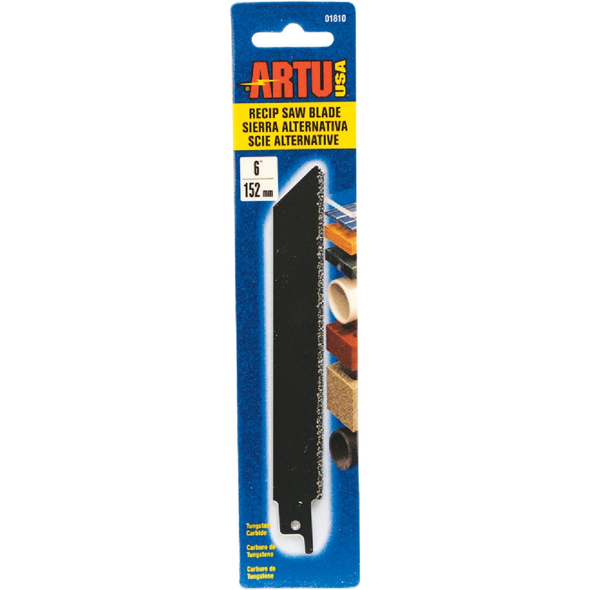 6" TC GRIT RECIP BLADE - 01810 by Artu Usa Inc