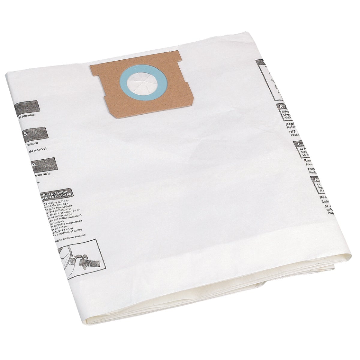 MED PAPER COLLECTION BAG - 9066200 by Shop Vac Corp