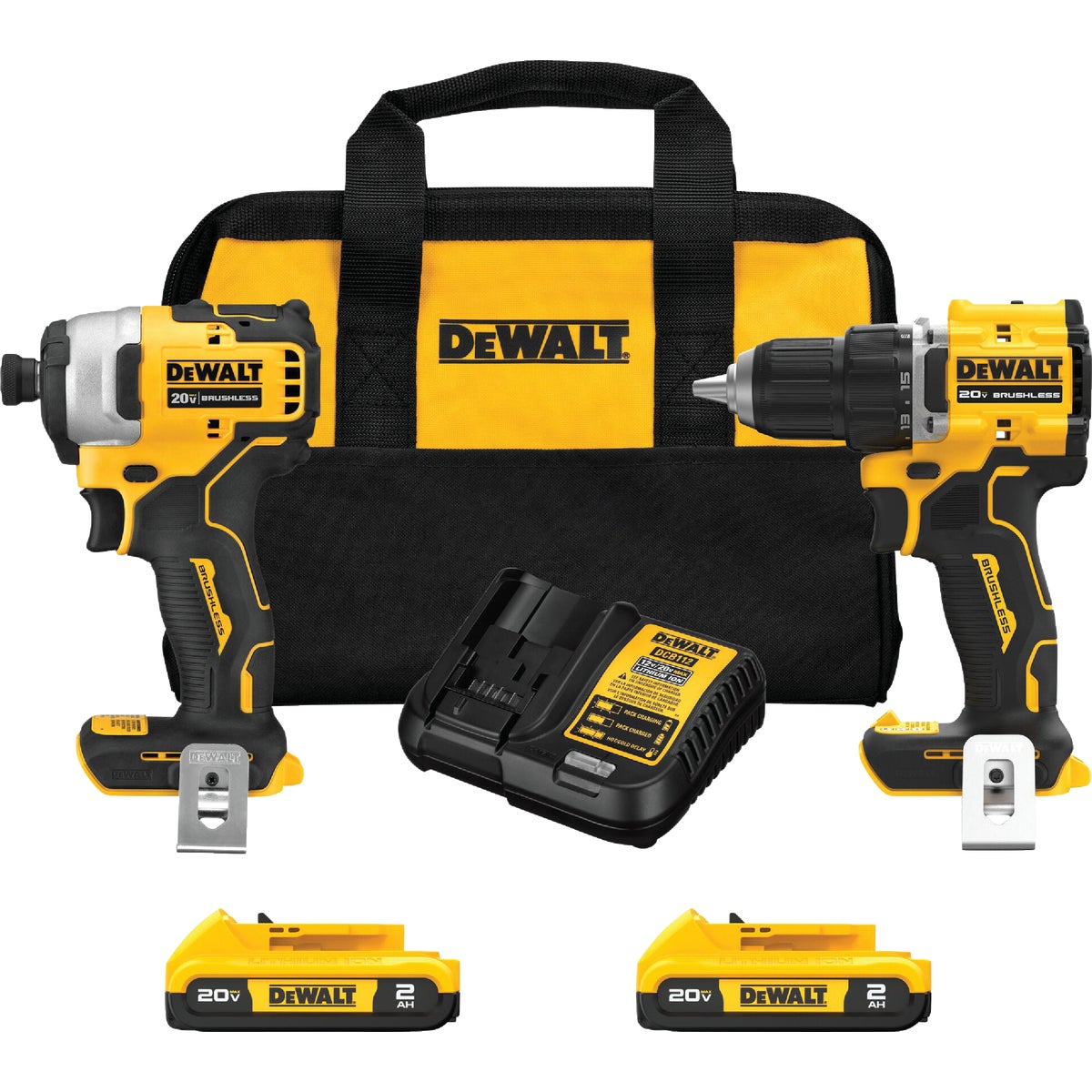 20V IMPACT/DRILL KIT - DCK280C2 by DeWalt