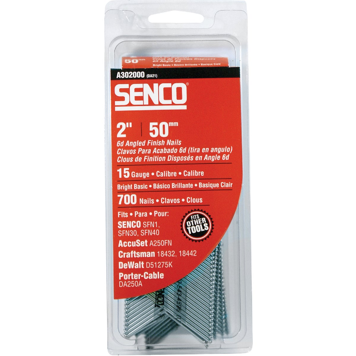 700CT 2" 15GA BRAD NAIL - A302000 by Senco Brands