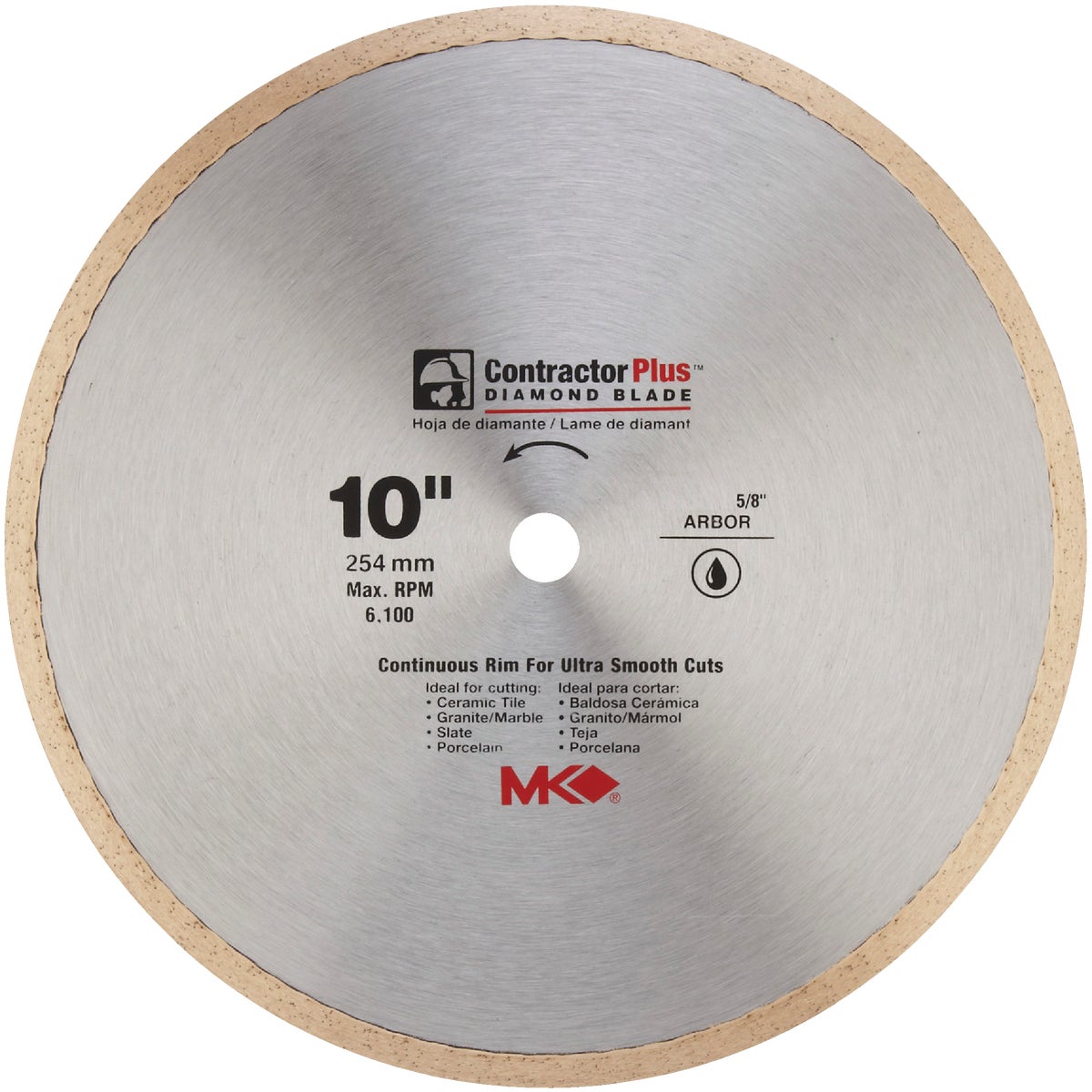 10" DIAMOND BLADE - 167010 by M K Diamond Products