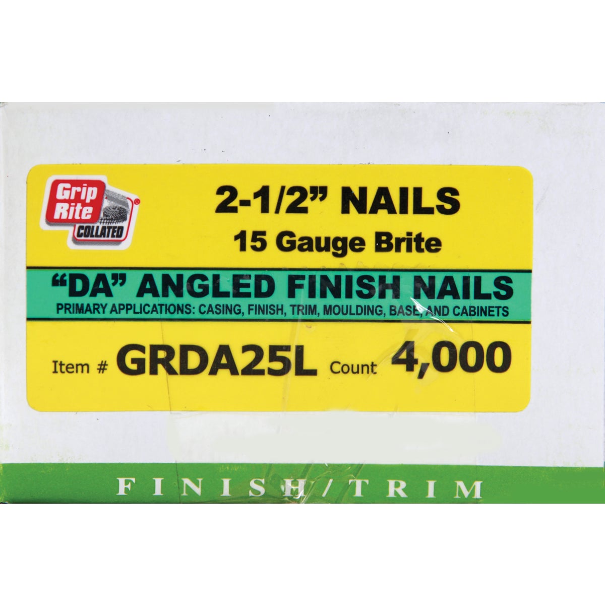 2-1/2" 15GA FINISH NAIL - GRDA25L by Prime Source Pneumat