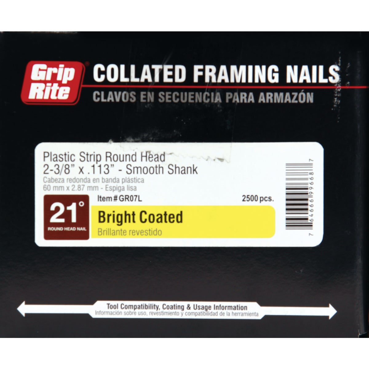 2-3/8"X.113 FRAMING NAIL - GR07L by Prime Source Pneumat