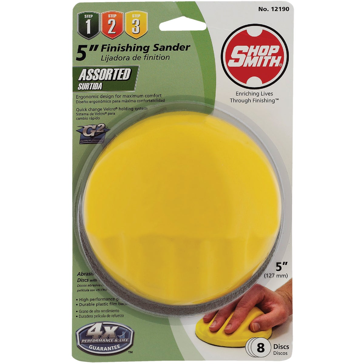 5" ROUND ZIP PALM SANDER - 12190 by Ali Industries Inc