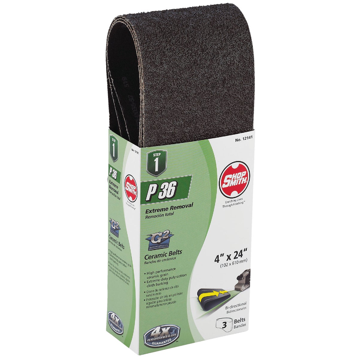 3PK 4X24 36 CERAMIC BELT - 12141 by Ali Industries Inc
