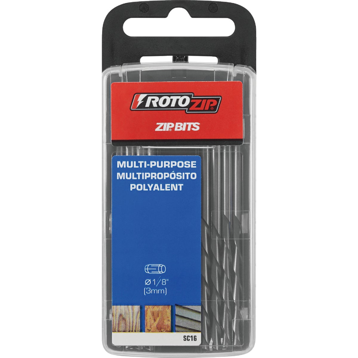 16PC 1/8" SABER ZIP BIT - SC16 by Rotozip Tool Corp