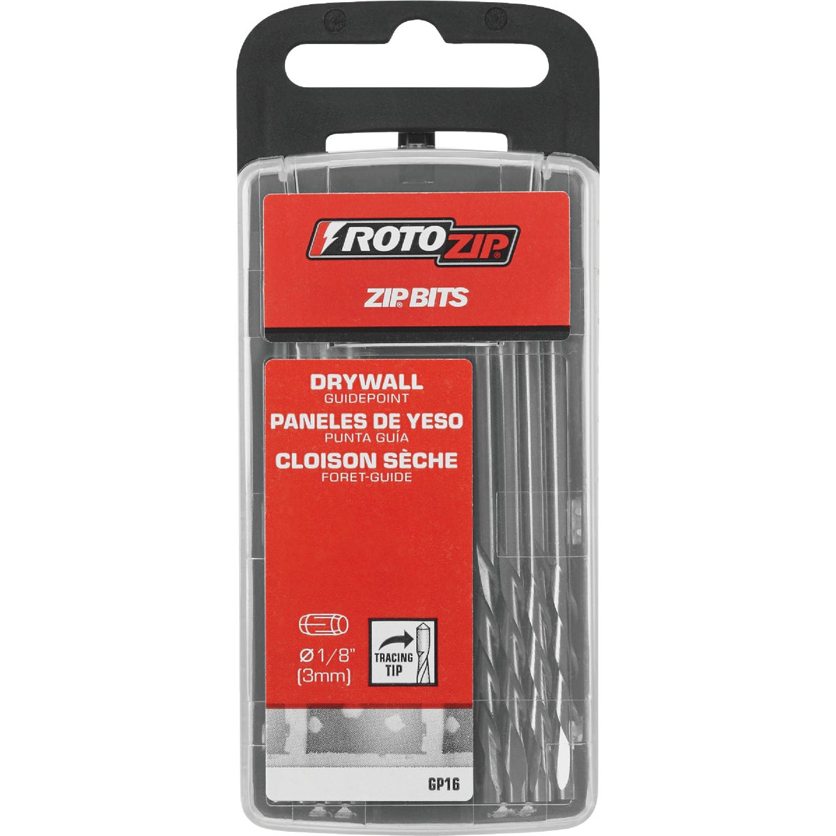 1/8" GUIDEPOINT ZIP BIT - GP16 by Rotozip Tool Corp