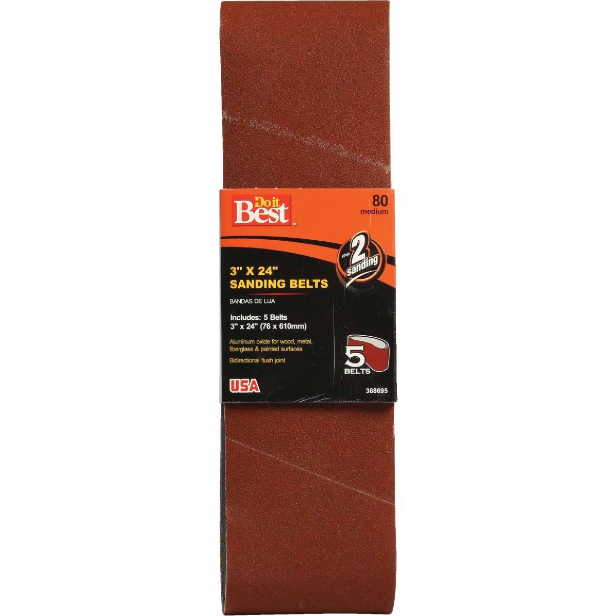 3X24 80X GRIT SAND BELT - 368695 by Ali Industries Inc