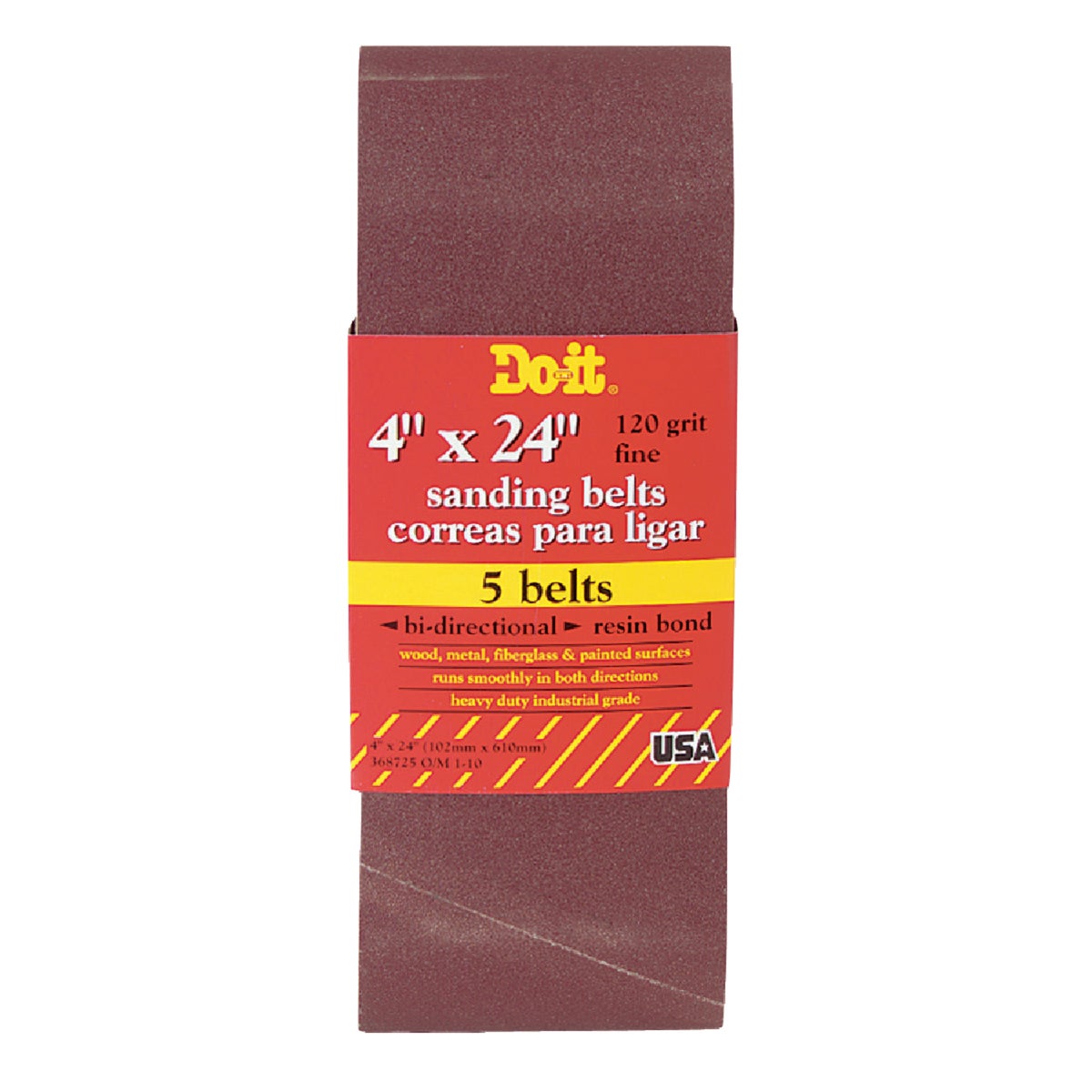 4X24 120X GRIT SAND BELT - 368725 by Ali Industries Inc