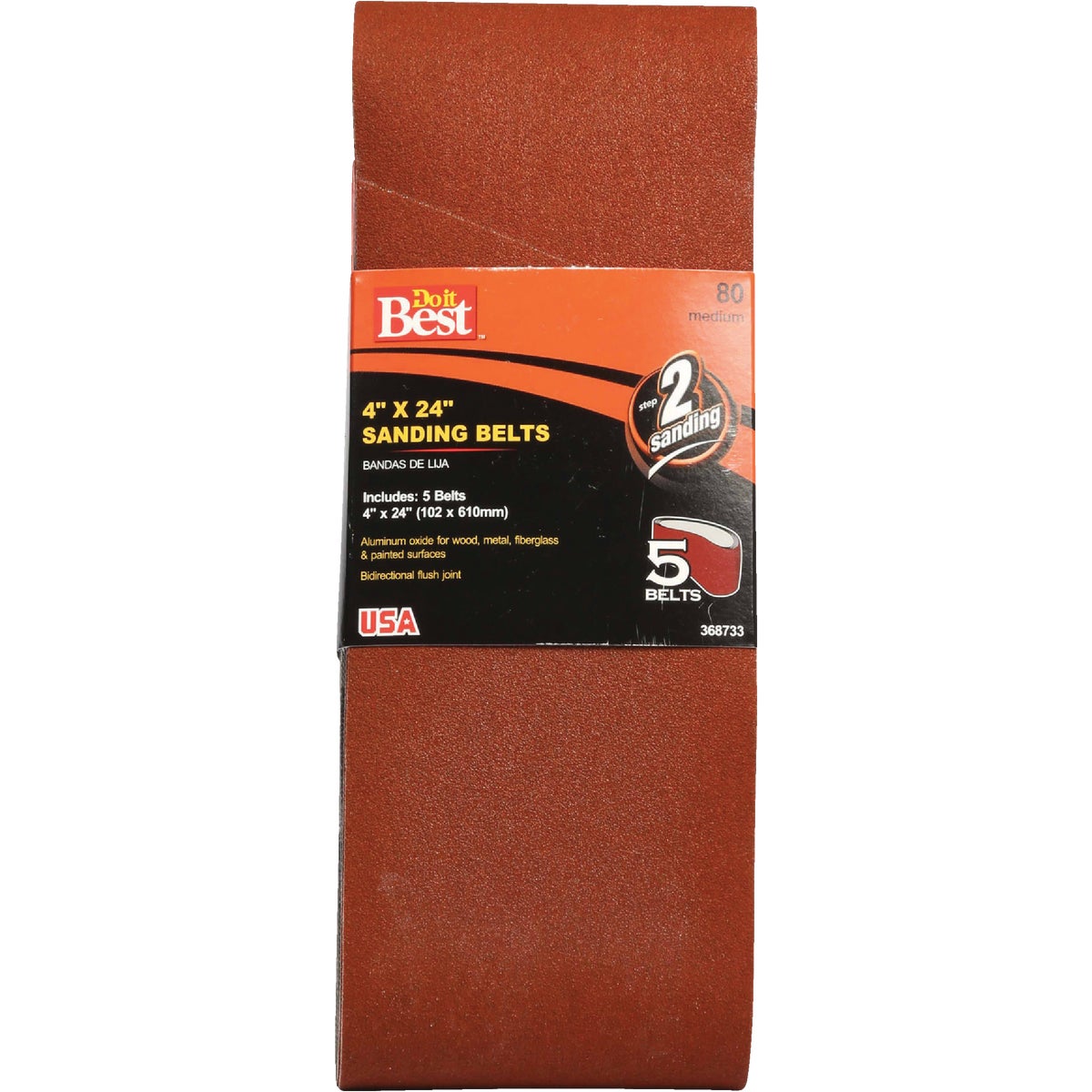 4X24 80X GRIT SAND BELT - 368733 by Ali Industries Inc