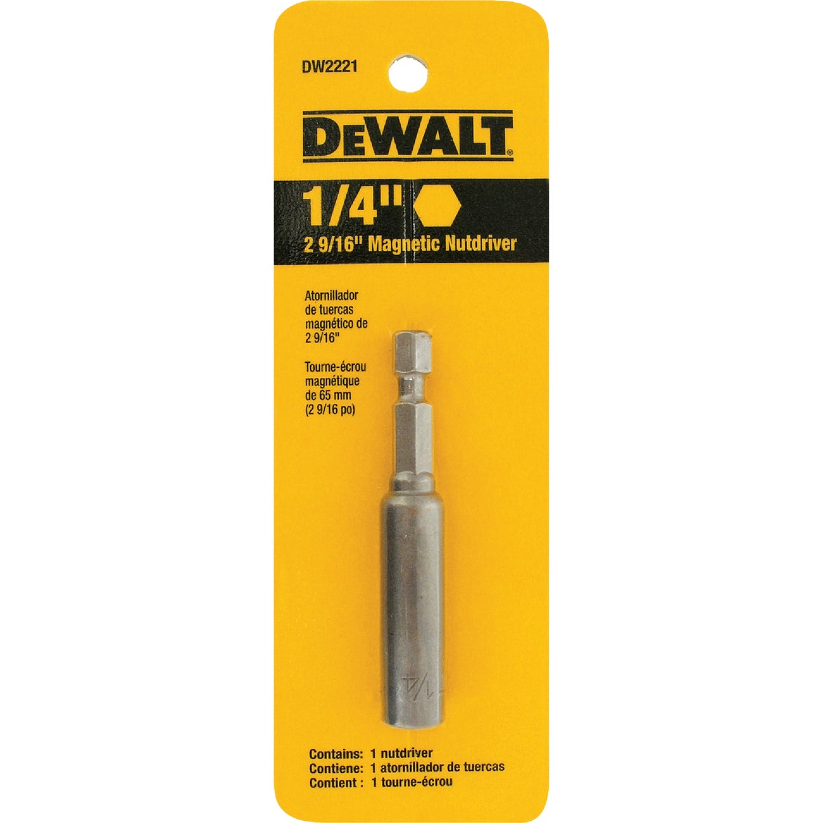 1/4" MAGNETIC NUT DRIVER - DW2221 by DeWalt