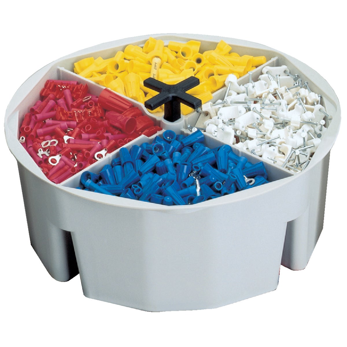 2.5"gray Rnd Bucket Tray