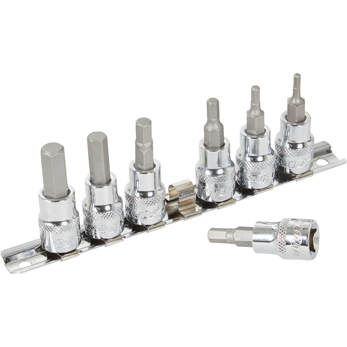 7PC HEX BIT SOCKET SET - 372404 by Bwt Inc