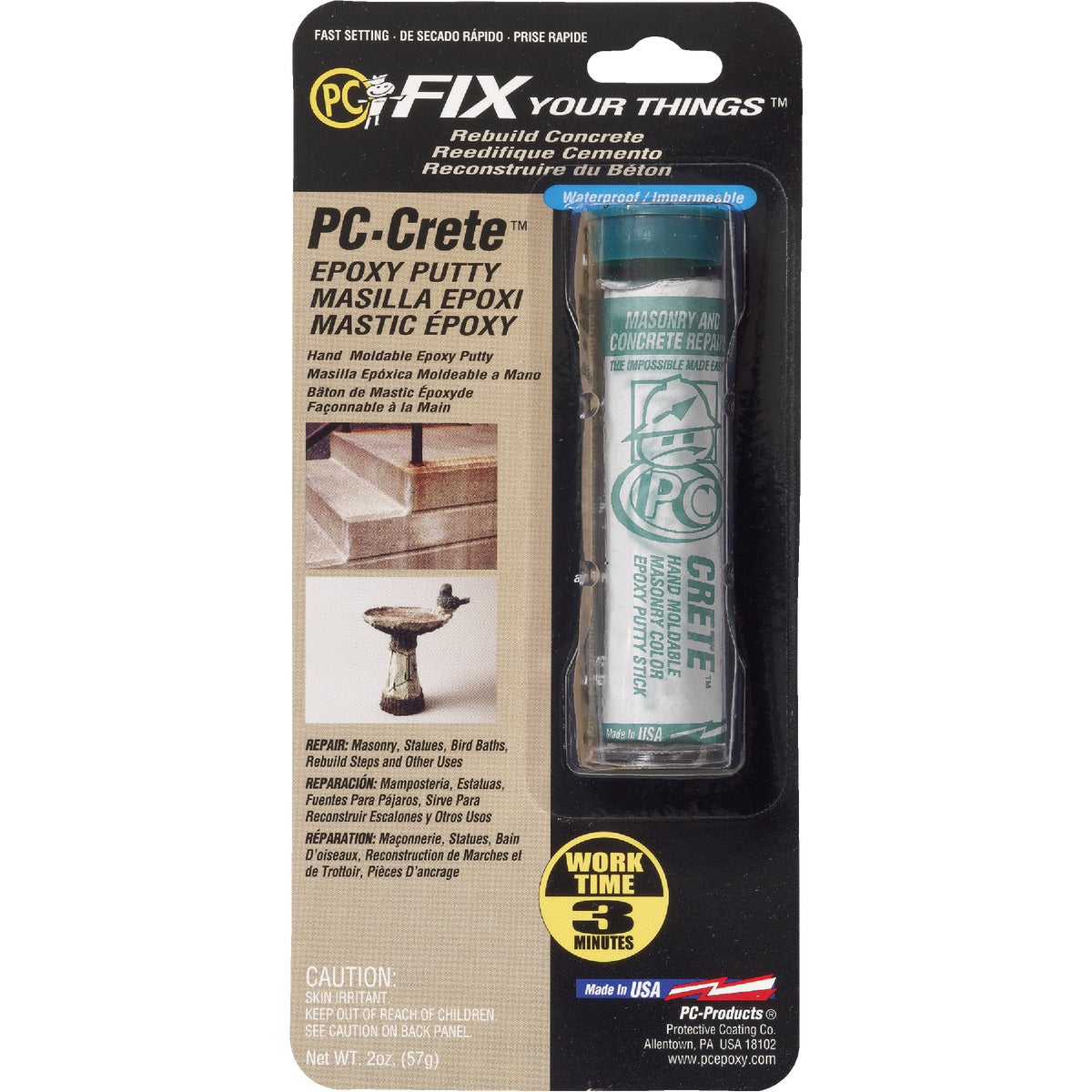 2OZ PC-CRETE EPOXY PUTTY - PC-CRETE by Protective Coating