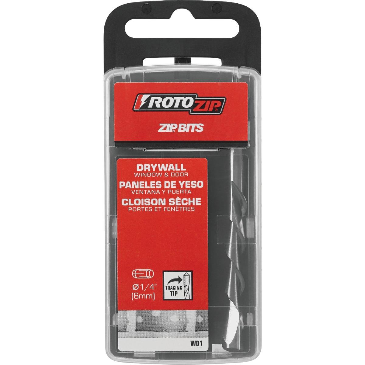 1/4" DRYWALL ZIP BIT - WD1 by Rotozip Tool Corp