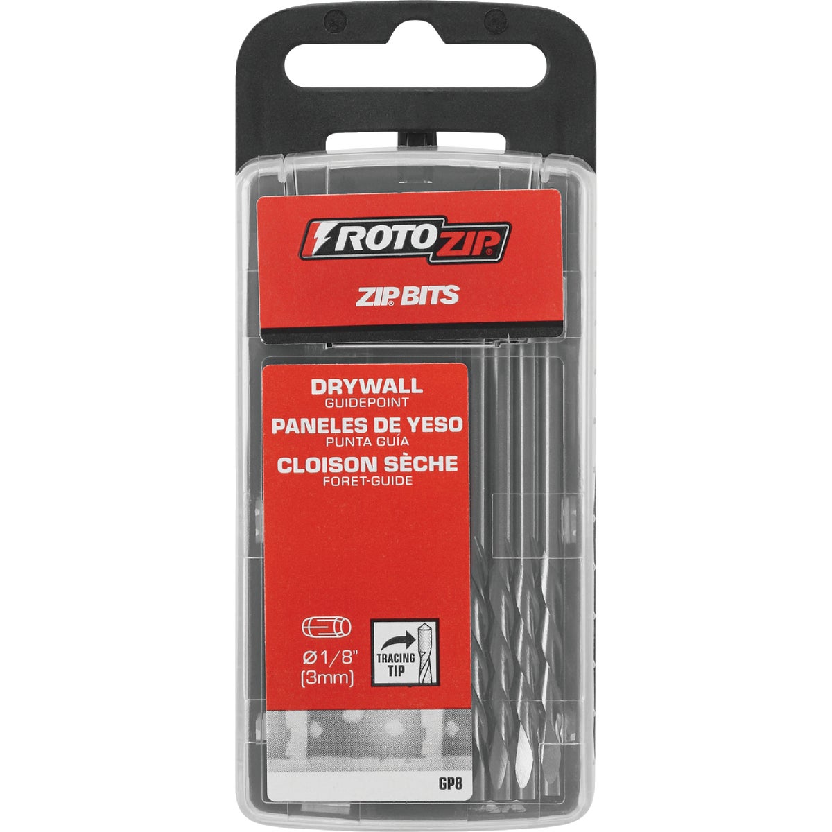 1/8" GUIDEPOINT ZIP BIT - GP8 by Rotozip Tool Corp