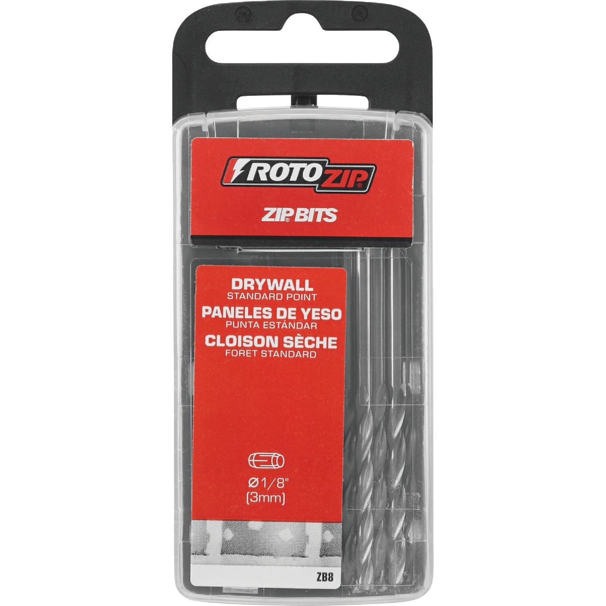 1/8" DRYWALL ZIP BIT - ZB8 by Rotozip Tool Corp
