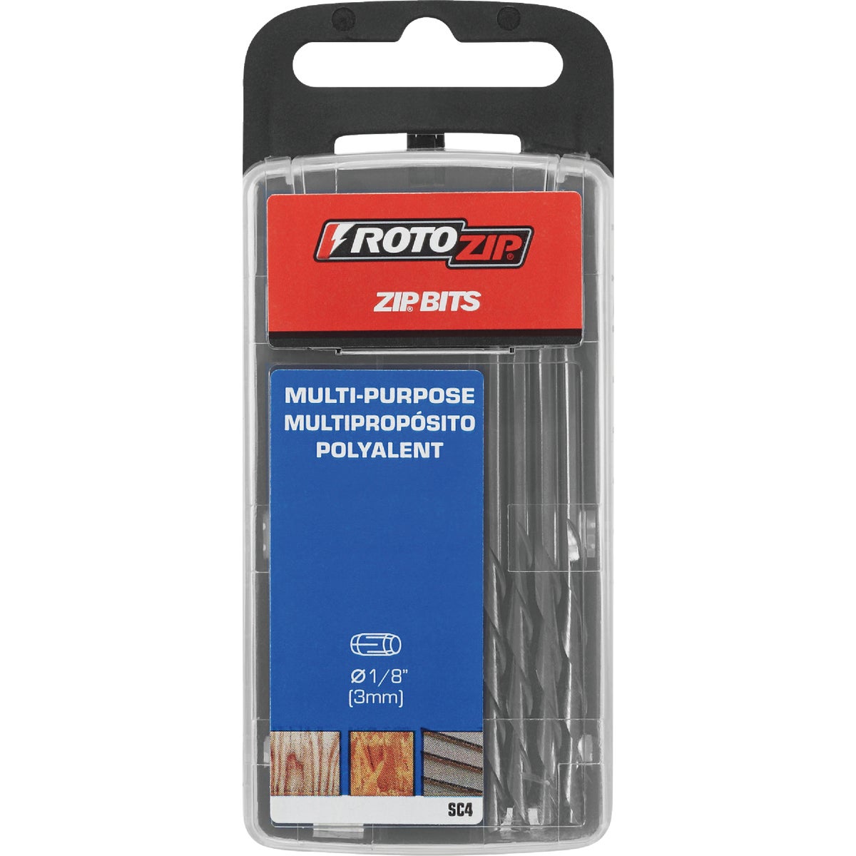 4PK 1/8" SABER ZIP BIT - SC4 by Rotozip Tool Corp