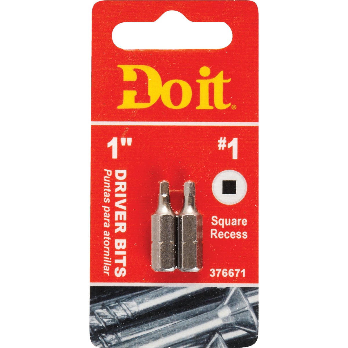 #1 1"SQ RECES INSERT BIT - 305462DB by Mibro/gs