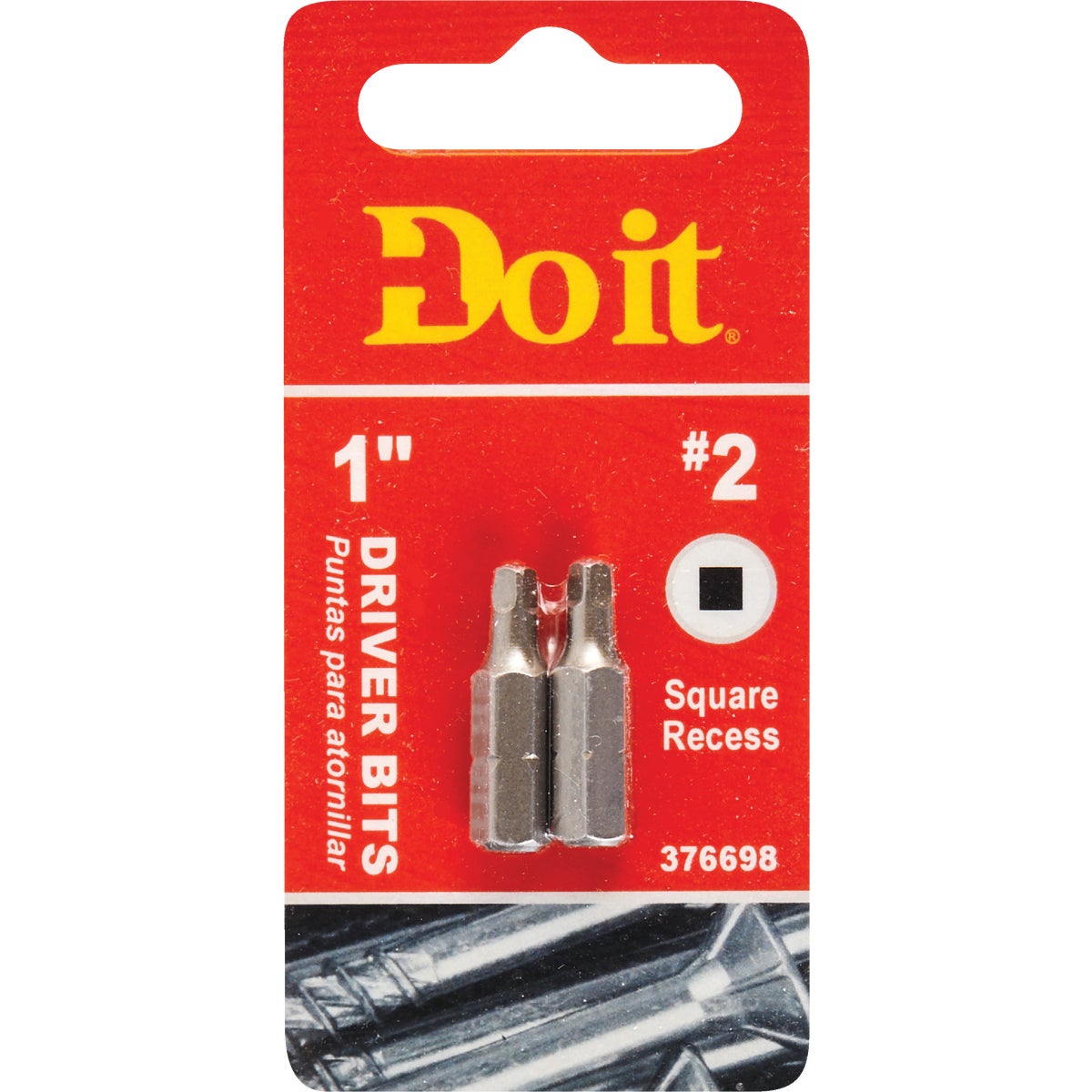 #2 1"SQ RECES INSERT BIT - 305542DB by Mibro/gs