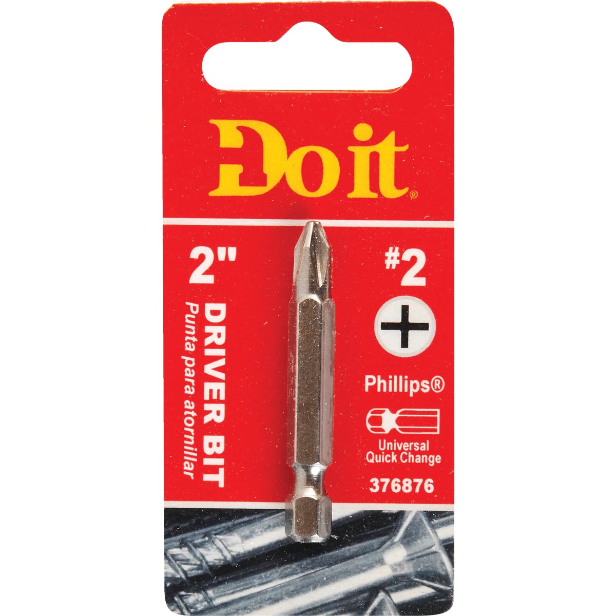 #2 2" PHILLIPS POWER BIT - 305031DB by Mibro/gs