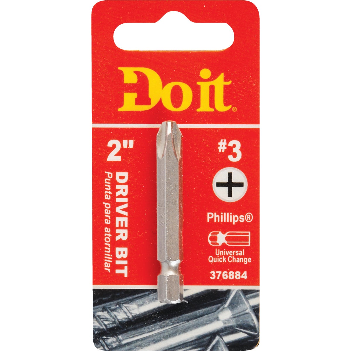 #3 2" PHILLIPS POWER BIT - 305111DB by Mibro/gs